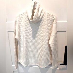 NWT.  Long Sleeve Mellie Mock Neck Sweatshirt. Size S.  Color:  Marshmallow